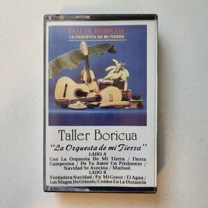 Taller Boricua La Orquesta De Mi Tierra Cassette Tape Stereo 1990 LAG-1014 Miami